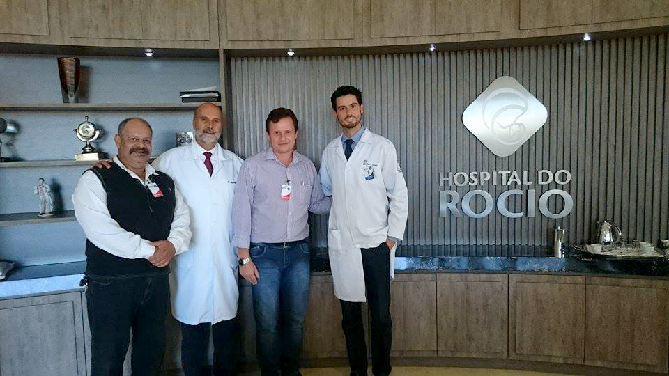 Prefeito Antonio participa de reunião no Hospital Nossa Senhora do Rocio