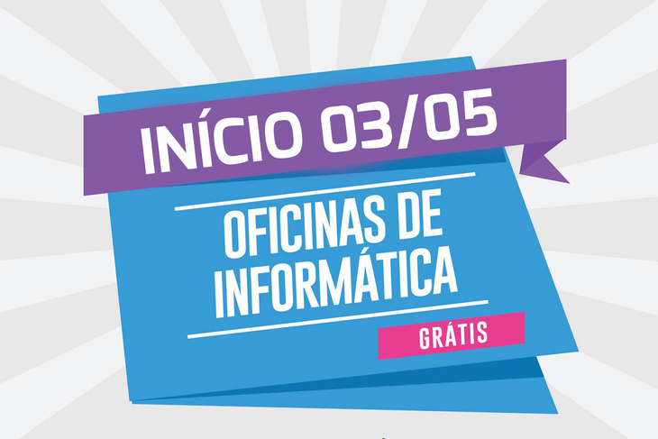 Oficinas de Informática iniciam dia 3 de Maio