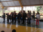 Integrantes da Banda Municipal visitam escolas e fazem apresentações