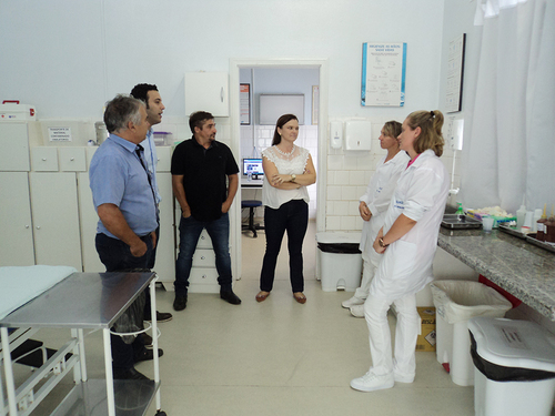 Reforma do Hospital Santa Terezinha é assunto da visita de Ribas Carli