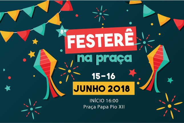 Vêm aí o 8º Festerê na Praça!