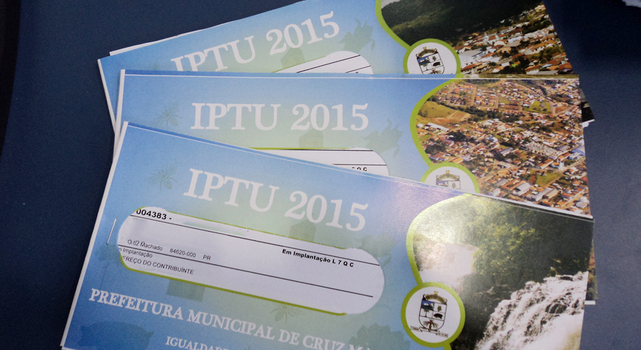 Carnês do IPTU já podem ser retirados em Cruz Machado