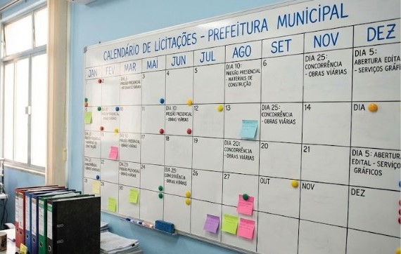 Calendário Licitações